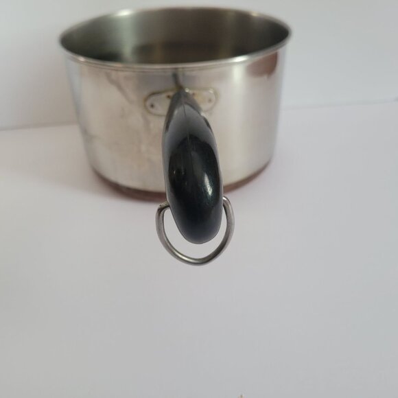 Revere Ware 2 Qt Stainless Steel & Copper Saucepan With Black Handle - Picture 4 of 6